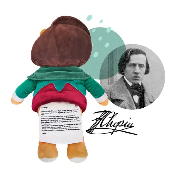 Frederic Chopin Classical Music Toy Teddy Bear Life Story